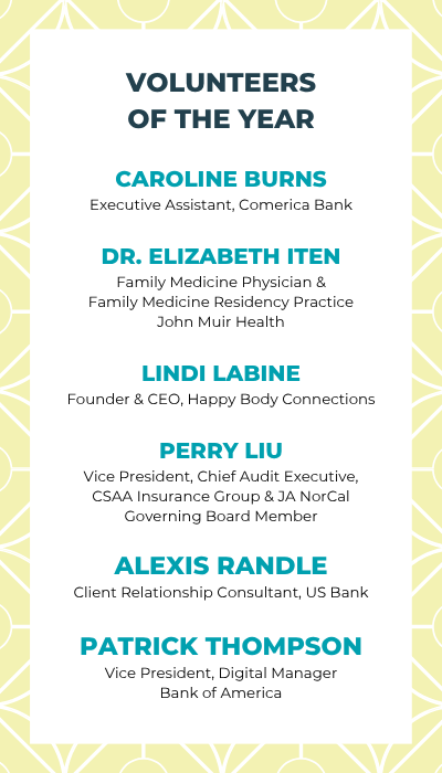 2026 Volunteers of the Year